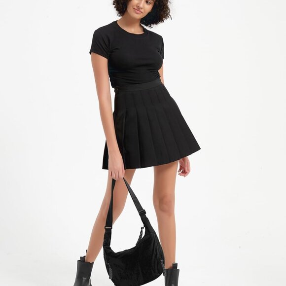 Nylon Crescent Bag Hobo Crossbody Bags Casual Sling Bag Slouchy Shoulder Bags Tr - Picture 4 of 6